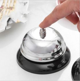 Stainless Steel Desktop Reception Desk Service Servant Bell